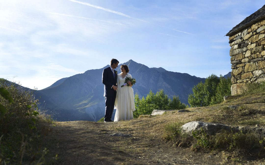 Y… la naturaleza hizo el resto. Una boda en el Pirineo